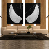 Angel Wings Set Wall Art