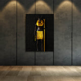 Anubis Statue Sense Canvas