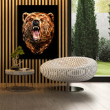 Bear Head Sense Canvas