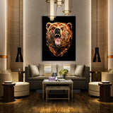 Bear Head Sense Canvas