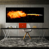 Bullet Fire Wall Art