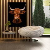 Bull Head Angry Sense Canvas