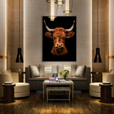 Bull Head Angry Sense Canvas