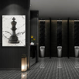 Chess King Black Sense Canvas