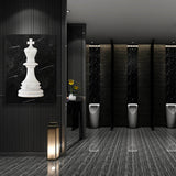 Chess King White Sense Canvas