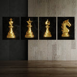 Chess Pieces Wall Art