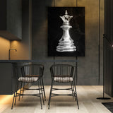 Chess Queen Silver Sense Canvas