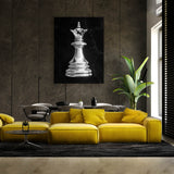 Chess Queen Silver Sense Canvas