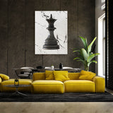 Chess Queen Black Sense Canvas