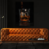 Whiskey Glass Wall Art