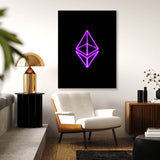 Ethereum Neon Wall Art