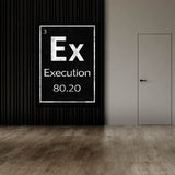 Execution Periodic Wall Art