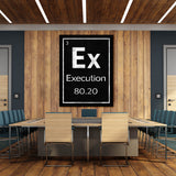 Execution Periodic Wall Art