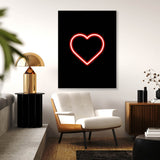 Heart Neon Wall Art
