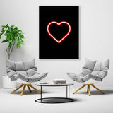 Heart Neon Wall Art