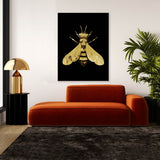 Honey Bee Gold Wall Art