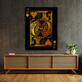 Jack Card Gold Sense Canvas