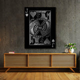 Jack Card Silver Sense Canvas