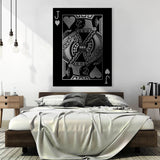 Jack Card Silver Sense Canvas