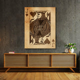 Jack Card Vintage Sense Canvas