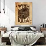 Jack Card Vintage Sense Canvas