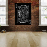 King Card Silver Sense Canvas