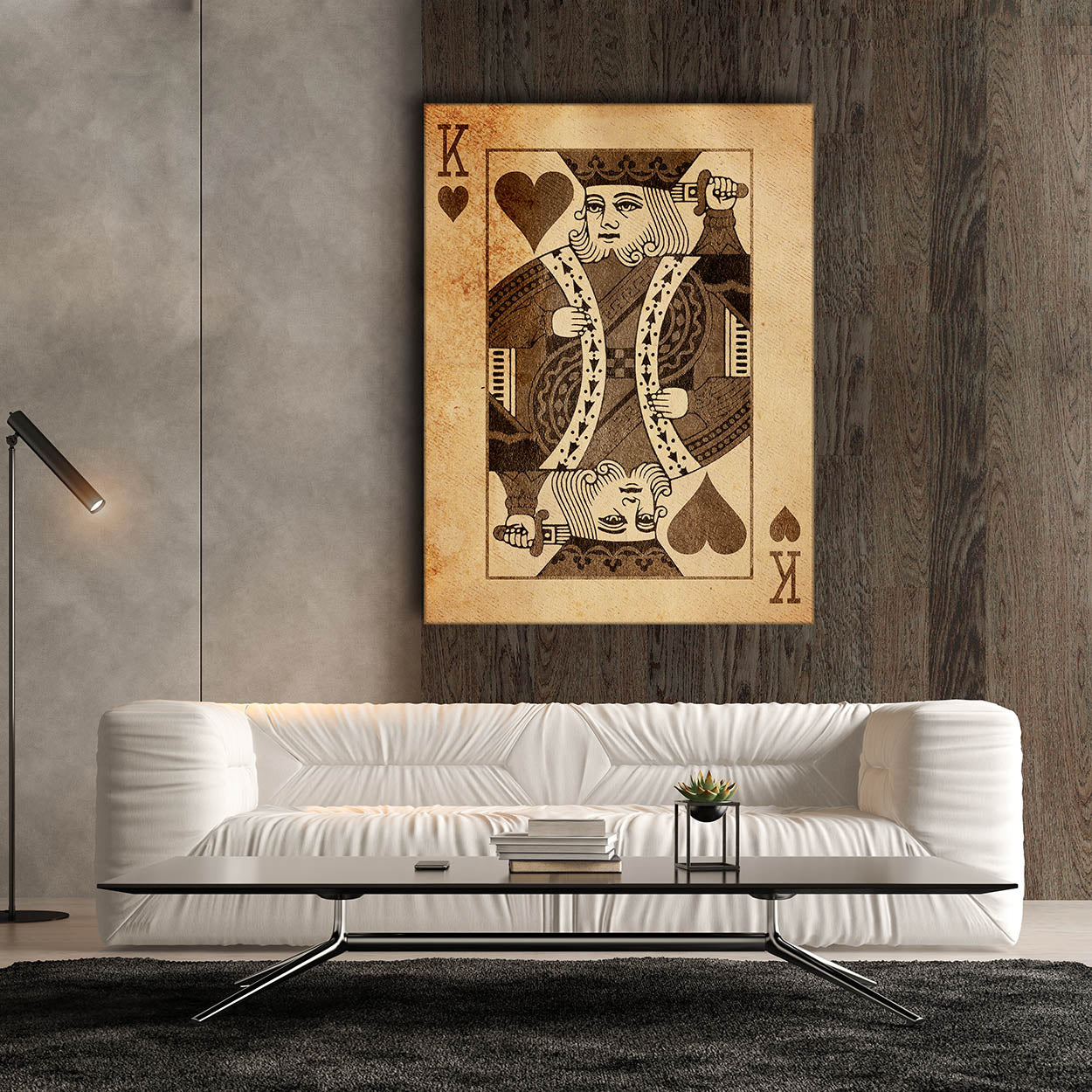 King Card Vintage Sense Canvas