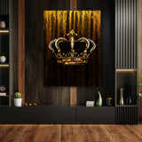 King Crown Gold Wall Art
