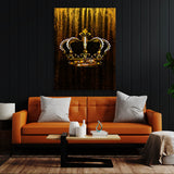 King Crown Gold Wall Art