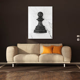 Pawn White Wall Art