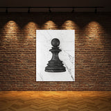Pawn White Wall Art