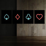 Poker Symbols Wall Art
