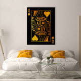 Queen Card Gold Sense Canvas
