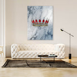 Queen Crown Marble Wall Art