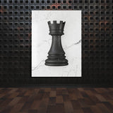 Rook White Wall Art