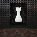 Rook Black Wall Art