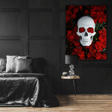 Skeleton Flower Wall Art
