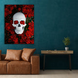 Skeleton Flower Wall Art