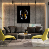 Skeleton Gold Tears Wall Art