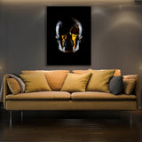 Skeleton Gold Tears Wall Art