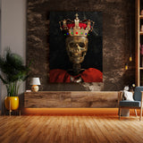 Skeleton King Wall Art