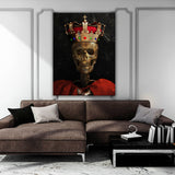 Skeleton King Wall Art