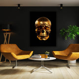Skull Gold Wall Art