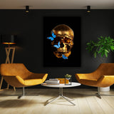 Skull Gold Wall Art