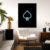 Spade Neon Wall Art