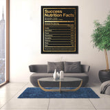 Success Nutrition Facts Wall Art