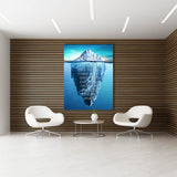 The Success Iceberg Wall Art