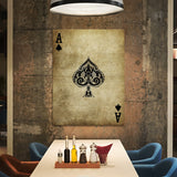 Ace of Spade Vintage Wall Art