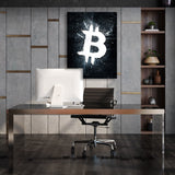 Bitcoin Breaking Wall Art