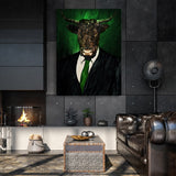 Bull Market Suit Wall Art